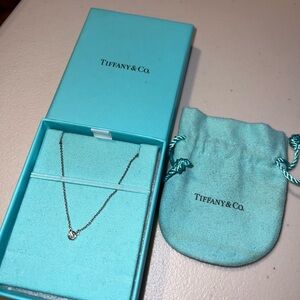 Tiffany & Co. Silver Diamond Necklace
